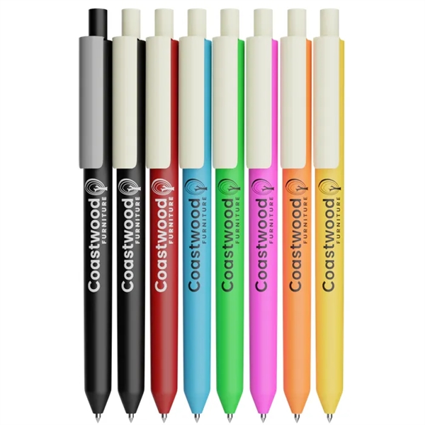 Basic Retractable Plastic Ball Pen - Basic Retractable Plastic Ball Pen - Image 1 of 1