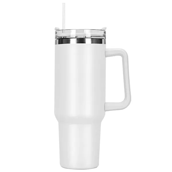 40 oz. Vacuum Insulated Tumbler Mug w/ Handle - 40 oz. Vacuum Insulated Tumbler Mug w/ Handle - Image 3 of 5