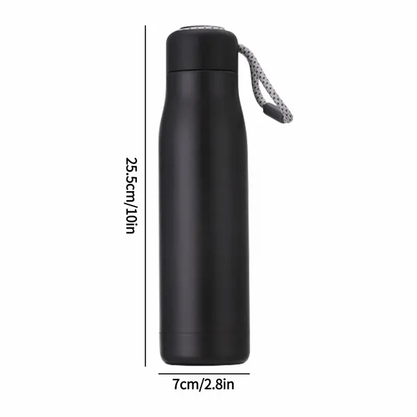 18oz Double Stainless Steel Sports Bottle with Cord - 18oz Double Stainless Steel Sports Bottle with Cord - Image 1 of 7