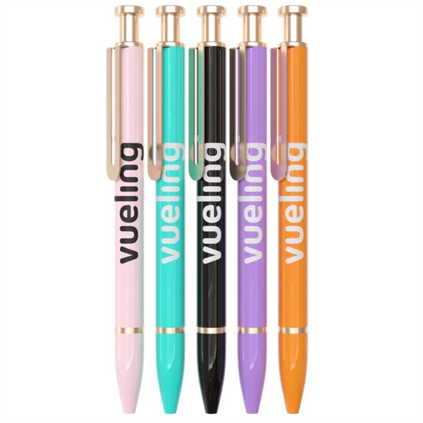 Nail Click Retractable Metal Ball Pen - Nail Click Retractable Metal Ball Pen - Image 1 of 1