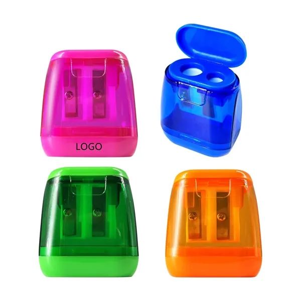 Pack 4 Colorful Manual Pencil Sharpener - Pack 4 Colorful Manual Pencil Sharpener - Image 0 of 2