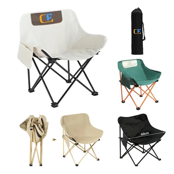 Portable Compact Camping Folding Chair with Carry Bag - Portable Compact Camping Folding Chair with Carry Bag - Image 0 of 4