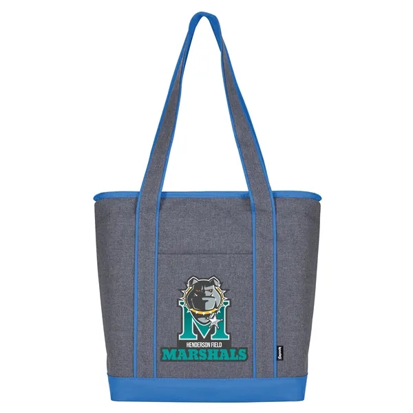 Koozie® Two-Tone Lunch-Time Cooler Tote - Koozie® Two-Tone Lunch-Time Cooler Tote - Image 7 of 7