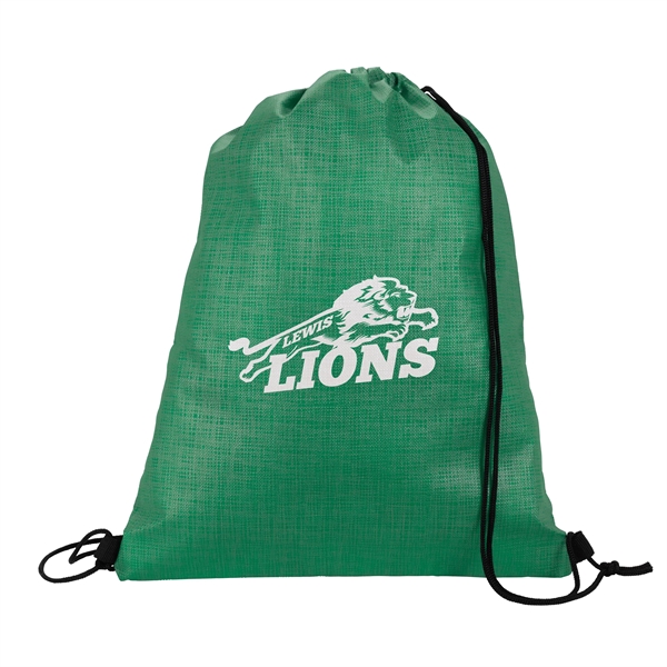 Non-Woven Shimmer Drawstring Backpack - Non-Woven Shimmer Drawstring Backpack - Image 1 of 19