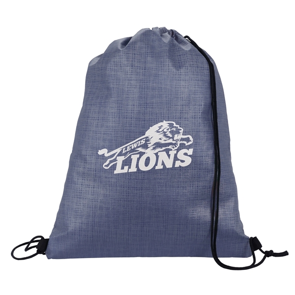 Non-Woven Shimmer Drawstring Backpack - Non-Woven Shimmer Drawstring Backpack - Image 8 of 19