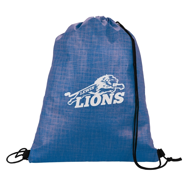 Non-Woven Shimmer Drawstring Backpack - Non-Woven Shimmer Drawstring Backpack - Image 16 of 19