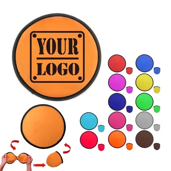 Foldable Flyer Disc With Pouch - Foldable Flyer Disc With Pouch - Image 0 of 5