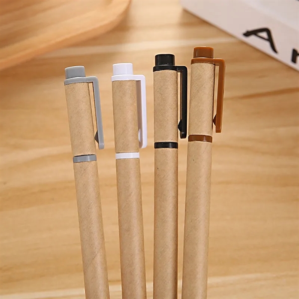 Kraft Paper Barrel Pens - Kraft Paper Barrel Pens - Image 0 of 4