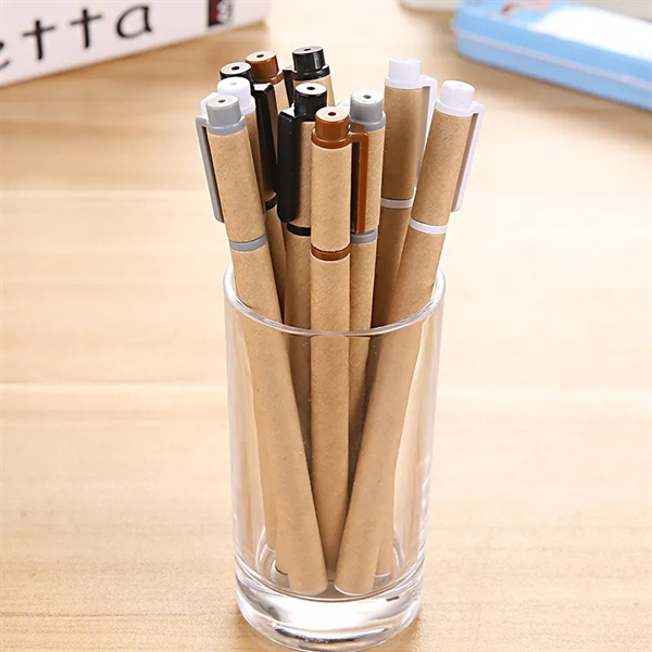 Kraft Paper Barrel Pens - Kraft Paper Barrel Pens - Image 1 of 4