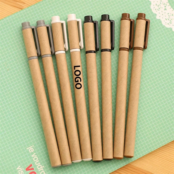 Kraft Paper Barrel Pens - Kraft Paper Barrel Pens - Image 4 of 4