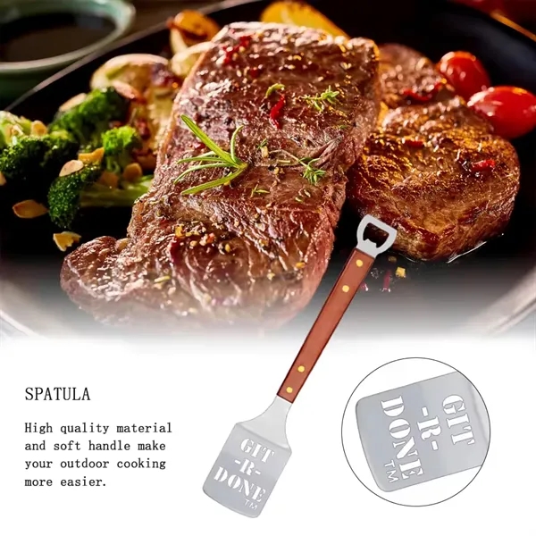 Stainless Steel BBQ Spatula With Tailgater - Stainless Steel BBQ Spatula With Tailgater - Image 2 of 6