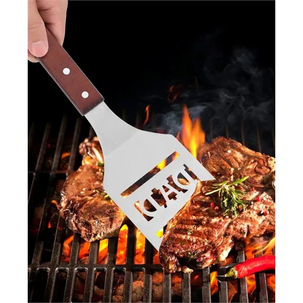 Stainless Steel BBQ Spatula With Tailgater - Stainless Steel BBQ Spatula With Tailgater - Image 3 of 6