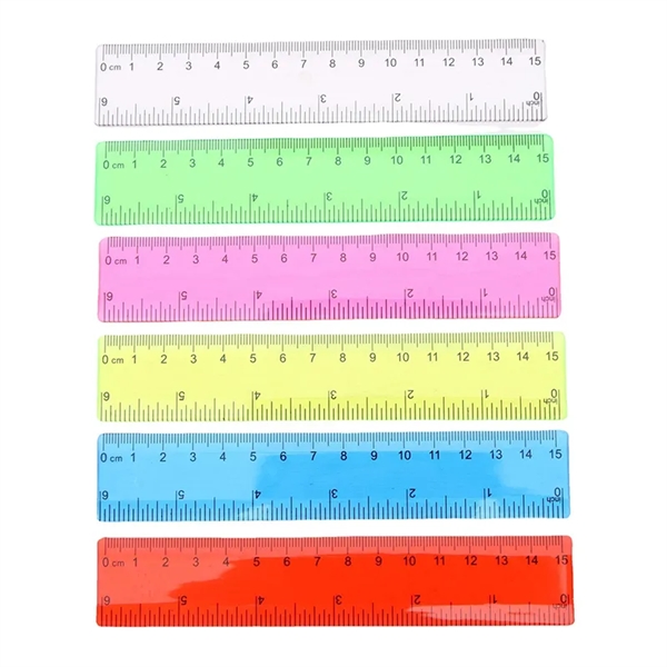 6" Plastic Ruler - 6" Plastic Ruler - Image 0 of 1