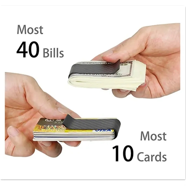 Luxury Carbon Fiber Money Clip - Luxury Carbon Fiber Money Clip - Image 3 of 3