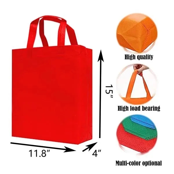 Custom Non-Woven Tote Bags - Custom Non-Woven Tote Bags - Image 1 of 2