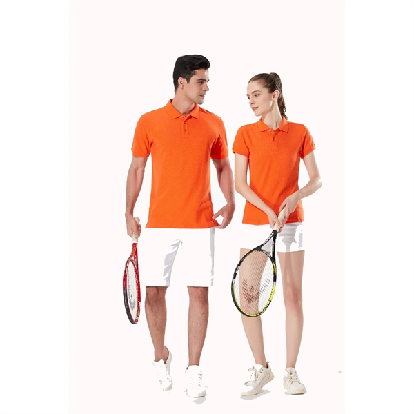 Unisex Casual Quick Dry Summer Cotton Golf Polo Shirt - Unisex Casual Quick Dry Summer Cotton Golf Polo Shirt - Image 5 of 7