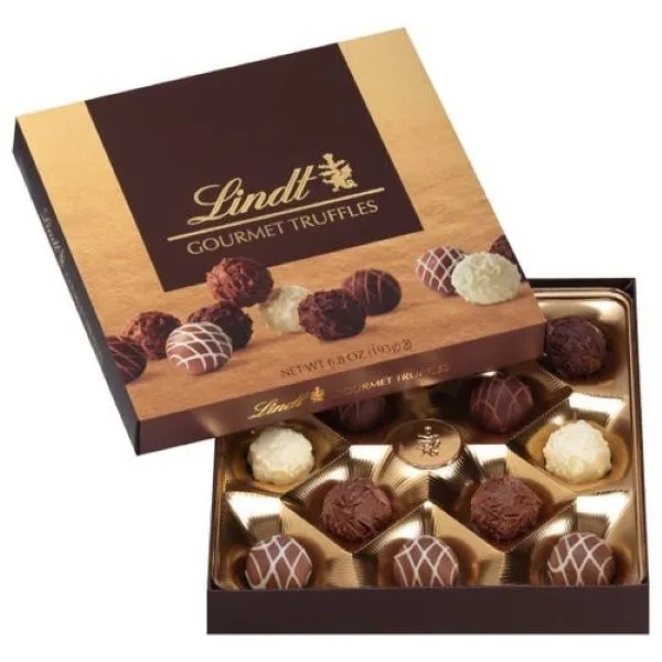 Gourmet Truffles Gift Box-12pc - Gourmet Truffles Gift Box-12pc - Image 1 of 1