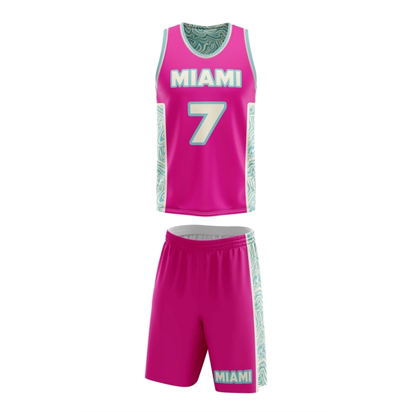 Custom Round Neck Adult Basketball Uniform - Custom Round Neck Adult Basketball Uniform - Image 0 of 0