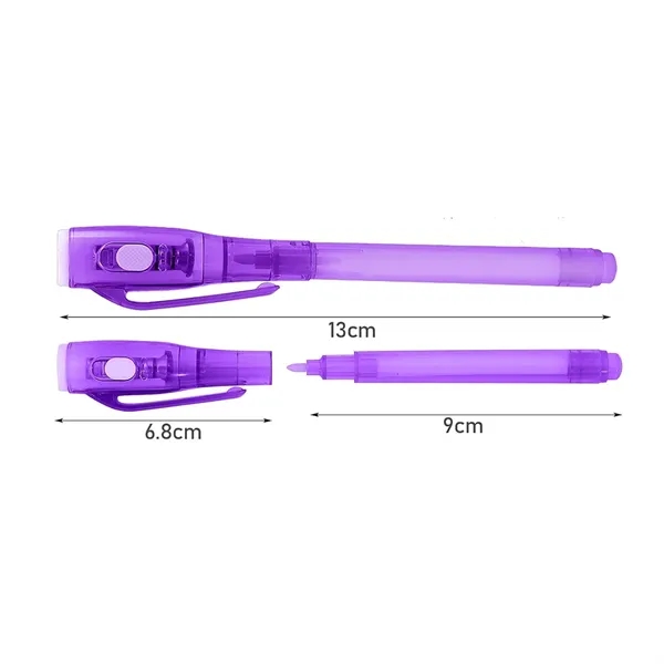Invisible Spy Ink Pen With UV Light - Invisible Spy Ink Pen With UV Light - Image 1 of 4