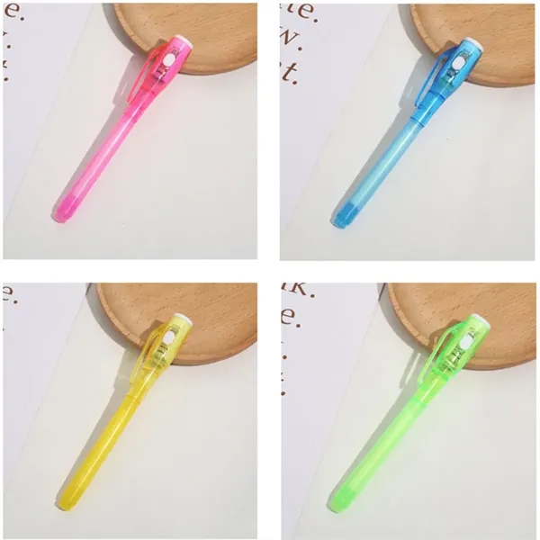 Invisible Spy Ink Pen With UV Light - Invisible Spy Ink Pen With UV Light - Image 2 of 4
