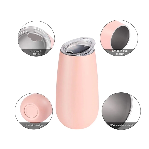 6 Oz Champagne Flutes Wine Tumbler - 6 Oz Champagne Flutes Wine Tumbler - Image 4 of 4