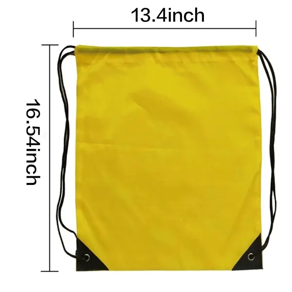 Polyester Drawstring Backpack - Polyester Drawstring Backpack - Image 1 of 3