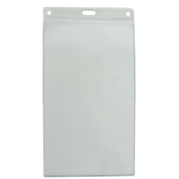 6X4 inch Large Credential Badge Holder - Clear Vinyl