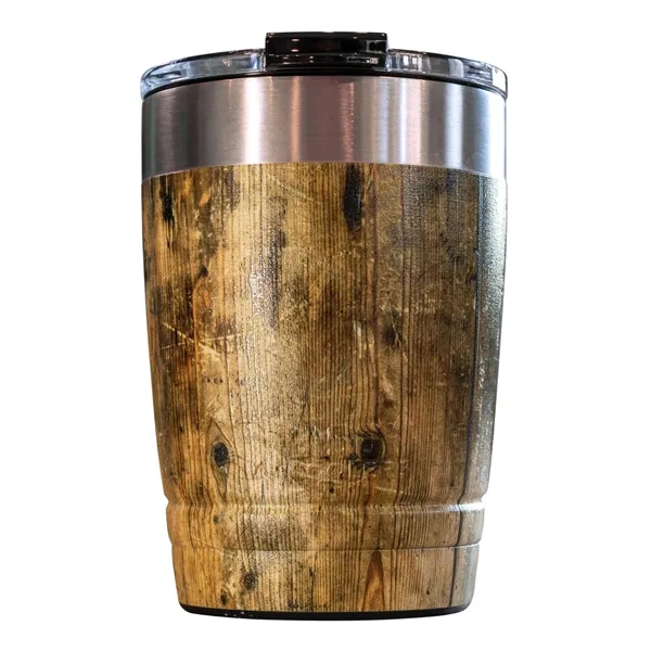 12 oz. Bison® Stainless Steel Insulated Wood Grain Tumbler - 12 oz. Bison® Stainless Steel Insulated Wood Grain Tumbler - Image 2 of 3