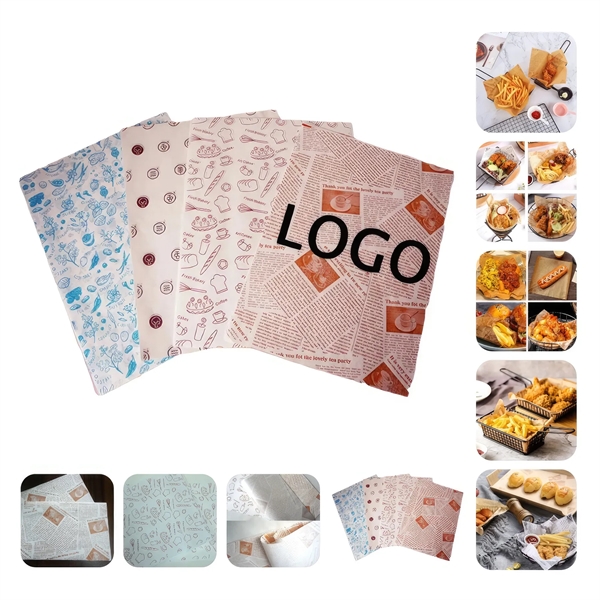 Snack Deli Hamburger Wrap Paper for Restaurant Picnic - Snack Deli Hamburger Wrap Paper for Restaurant Picnic - Image 0 of 1