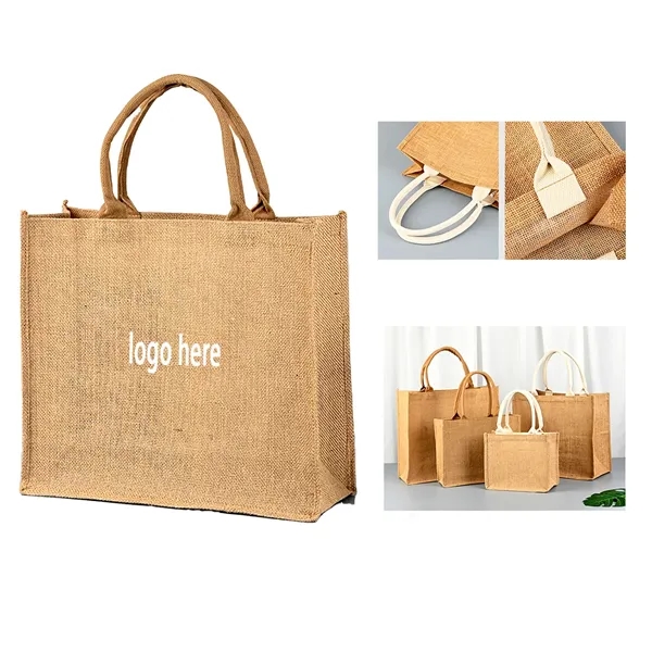 Jute Tote Bags - Jute Tote Bags - Image 0 of 1