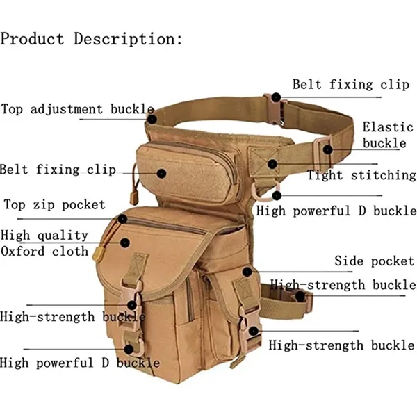 Tactical Drop Leg Pouch - Tactical Drop Leg Pouch - Image 2 of 3