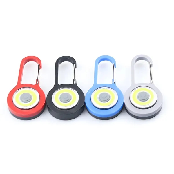 COB Keychain LED Work Light Portable Safety Carabiner Lamp - COB Keychain LED Work Light Portable Safety Carabiner Lamp - Image 2 of 5