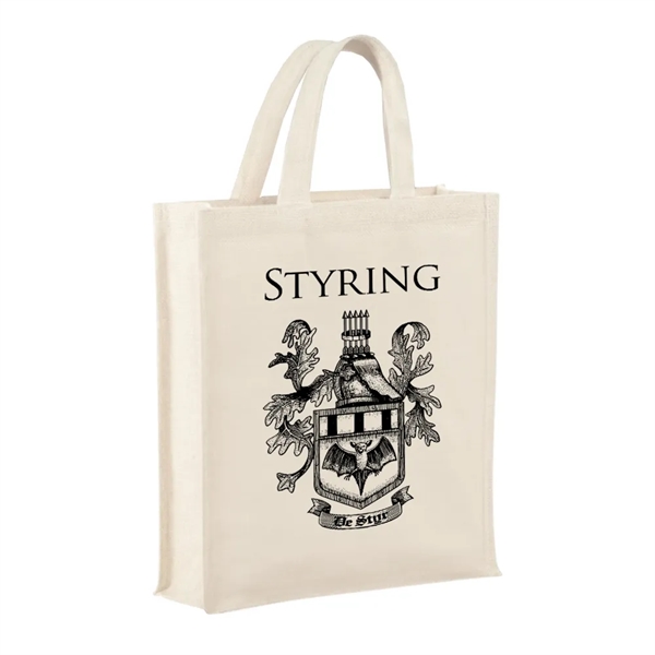 3-Bottle Heavy Cotton Canvas Tote - 3-Bottle Heavy Cotton Canvas Tote - Image 0 of 2