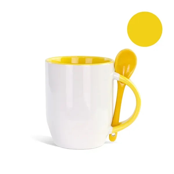 Two-Tone Full Color 11 oz Ceramic Sublimated Coffee Mug - Two-Tone Full Color 11 oz Ceramic Sublimated Coffee Mug - Image 1 of 1