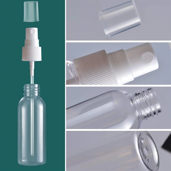 2oz Transparent Round Shoulder Spray Bottle - 2oz Transparent Round Shoulder Spray Bottle - Image 2 of 2