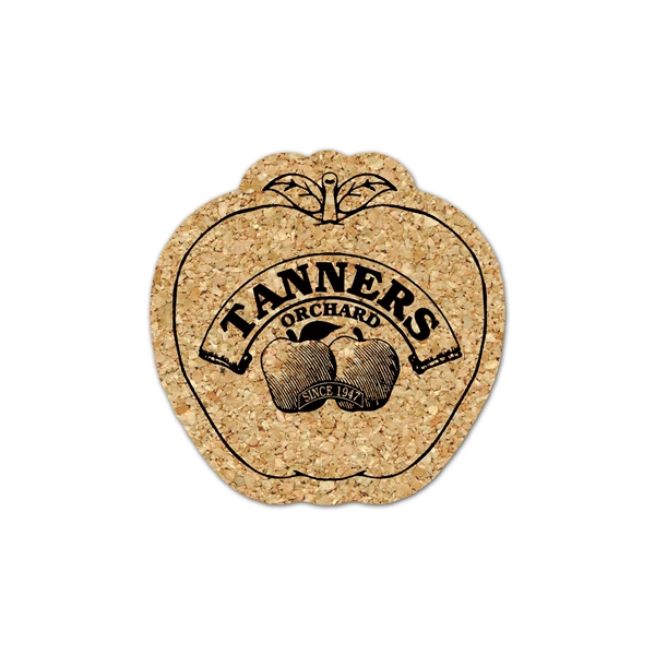 Apple Cork Coaster 4AP