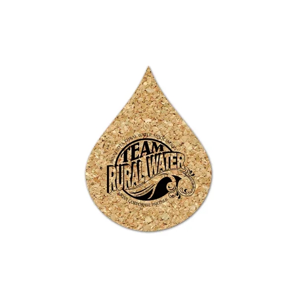 Flame/Water Cork Coaster 4FM