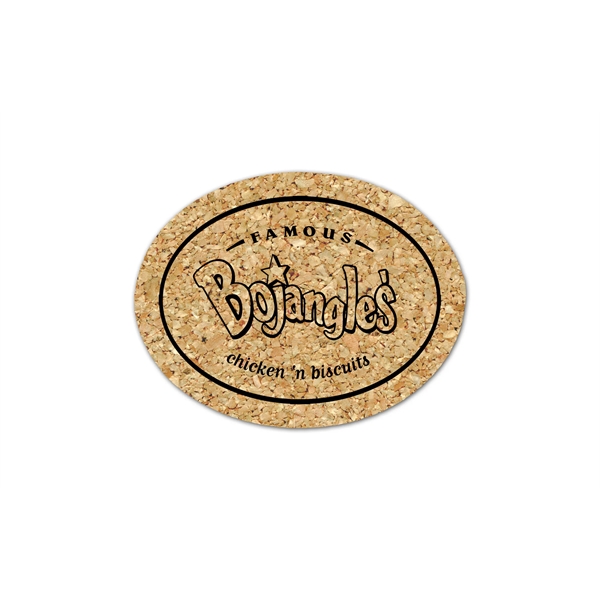 Oval Cork Coaster 4OV