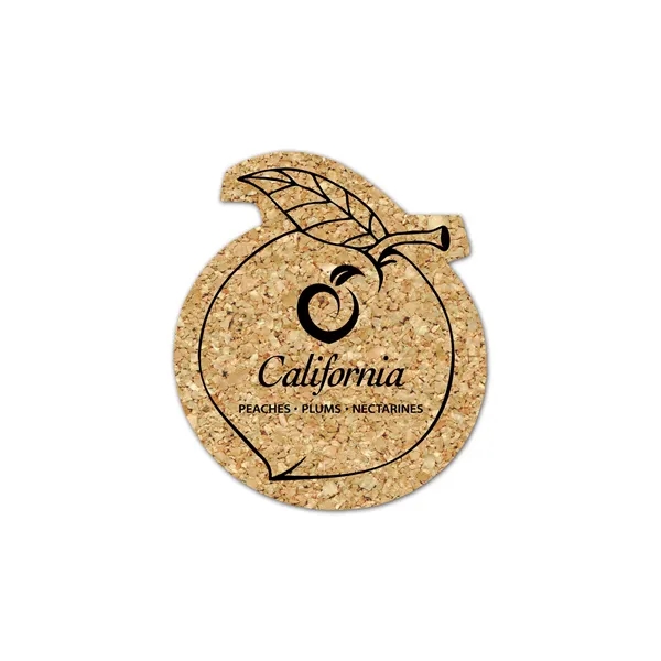 Peach Cork Coaster 4PC