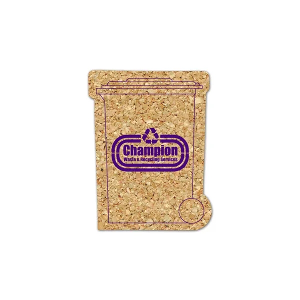 Recycling Bin Cork Coaster