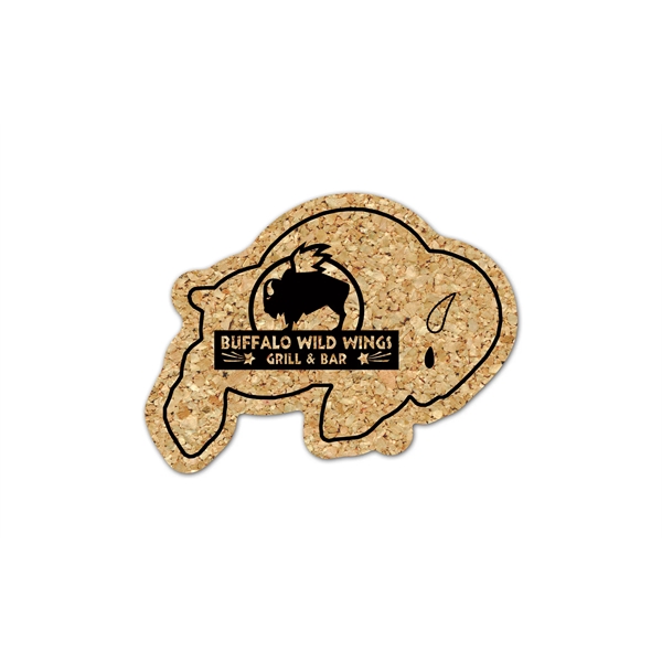 Buffalo Cork Coaster
