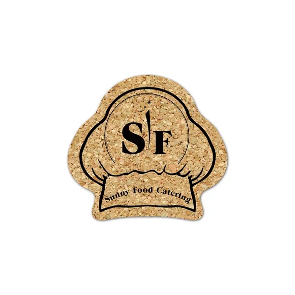 Chef Hat Cork Coaster - Chef Hat Cork Coaster - Image 0 of 1