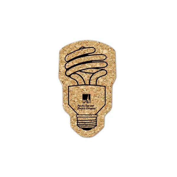 Fluorescent Bulb Cork Coaster