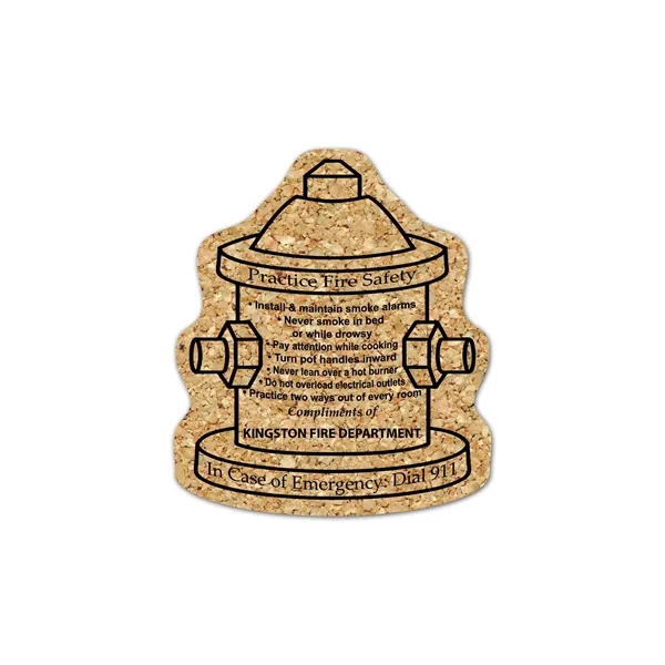 Fire Hydrant Cork Coaster