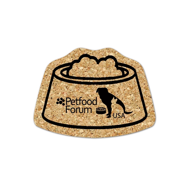 Pet Dish Cork Coaster