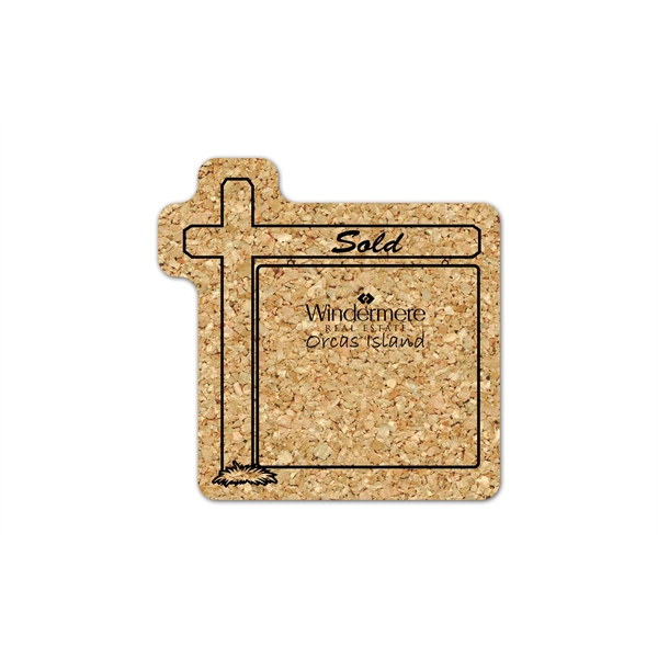 Real Estate Sign Cork Coaster - Real Estate Sign Cork Coaster - Image 0 of 0