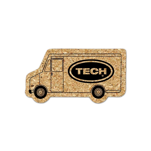Box Truck Cork Coaster