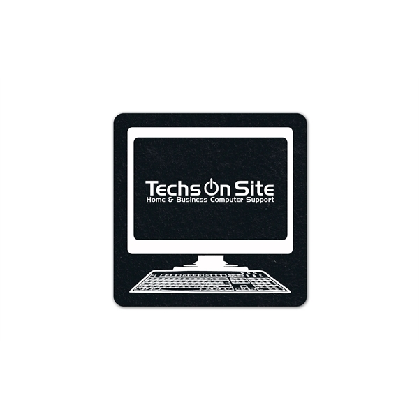 Square Computer Flat Tire Coaster