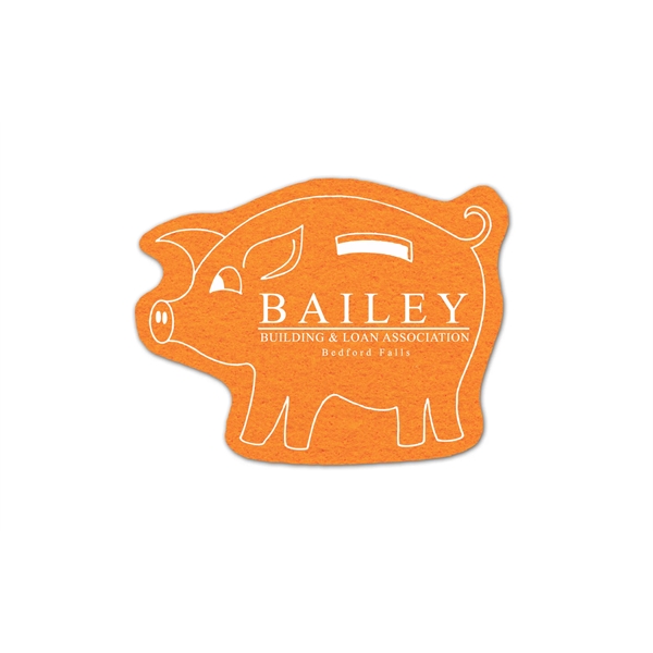 Piggy Bank Shammy Coaster