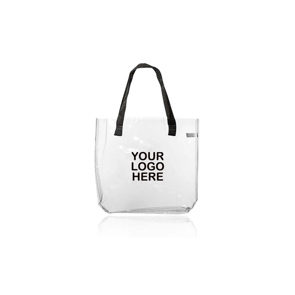 Clear PVC Shopping Tote Bags Storage - Clear PVC Shopping Tote Bags Storage - Image 0 of 1